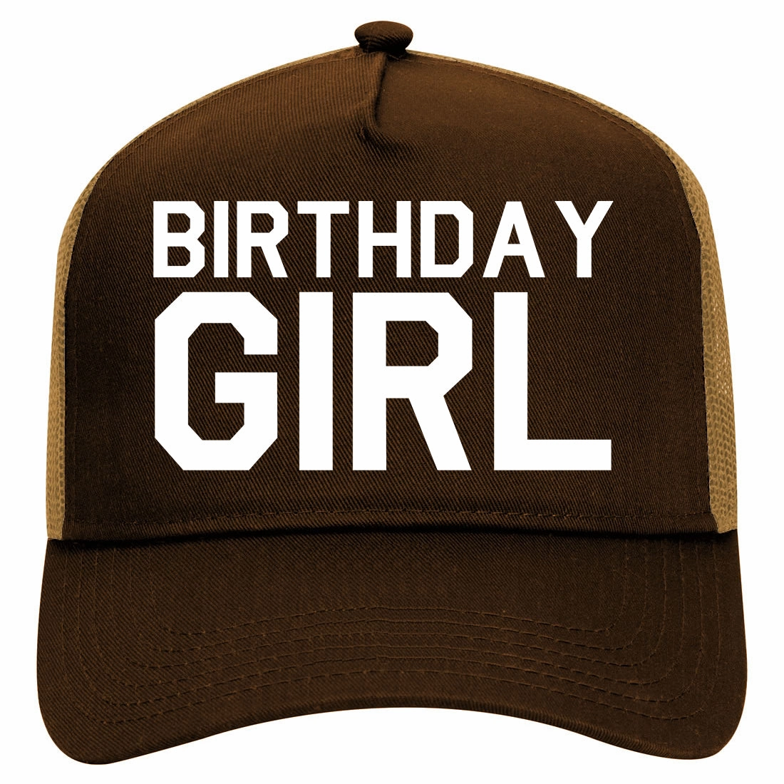Birthday Girl Retro Adult 5 Panel Mesh Trucker Hat