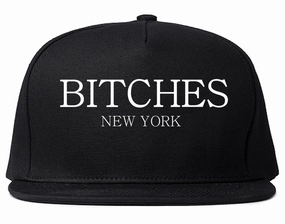Bitches New York Snapback Hat Cap