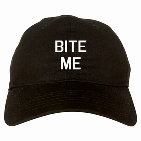 Bite Me Mens Dad Hat Baseball Cap