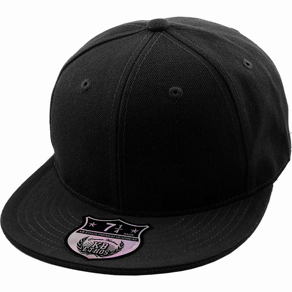 Black - Structured and Fitted Baseball Cap