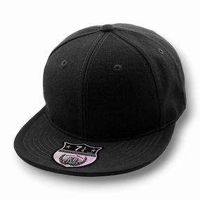 Black - Structured and Fitted Baseball Cap