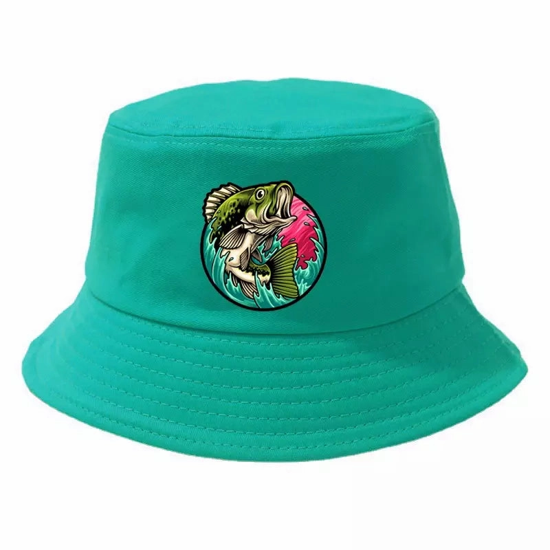 Black Bass Fisherman Bucket Hat