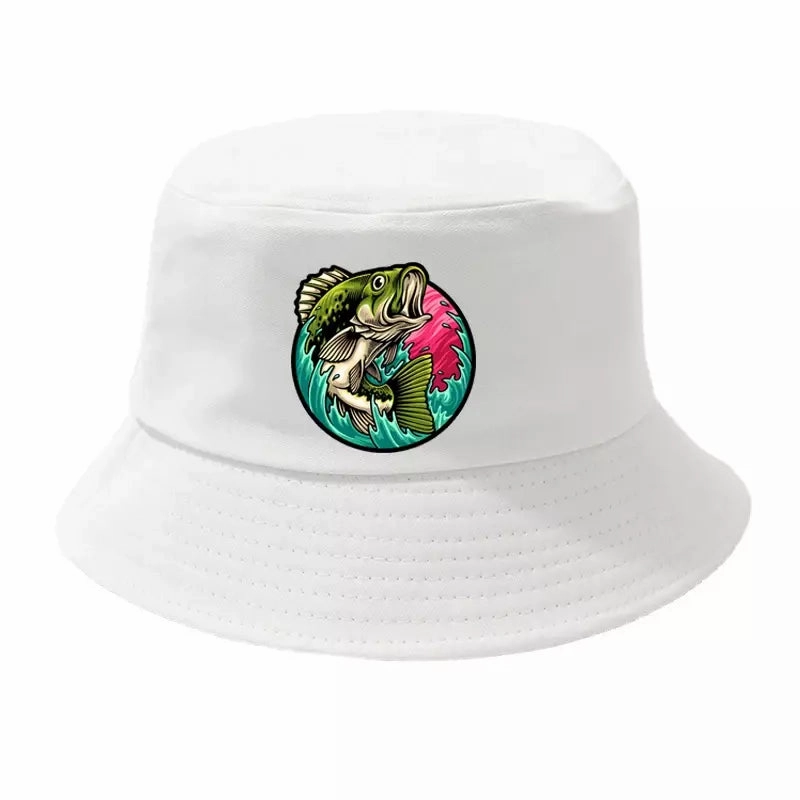 Black Bass Fisherman Bucket Hat