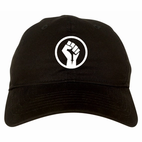 Black Power Fist Dad Hat Cap