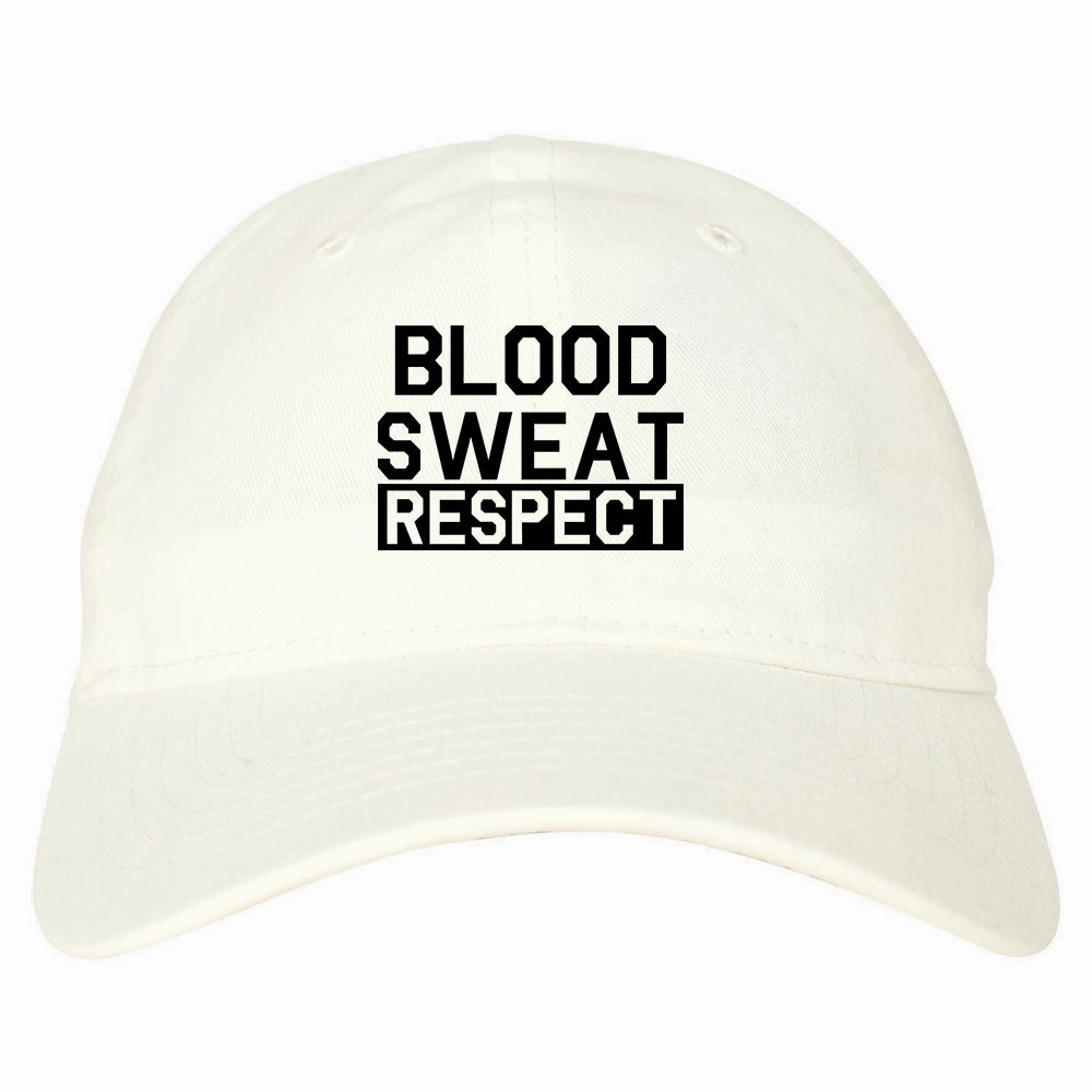 Blood Sweat Respect Gym Workout Mens Dad Hat