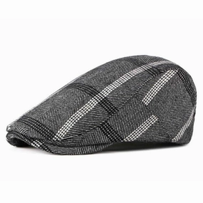 Bloomsbury Tartan Wool Flat Cap