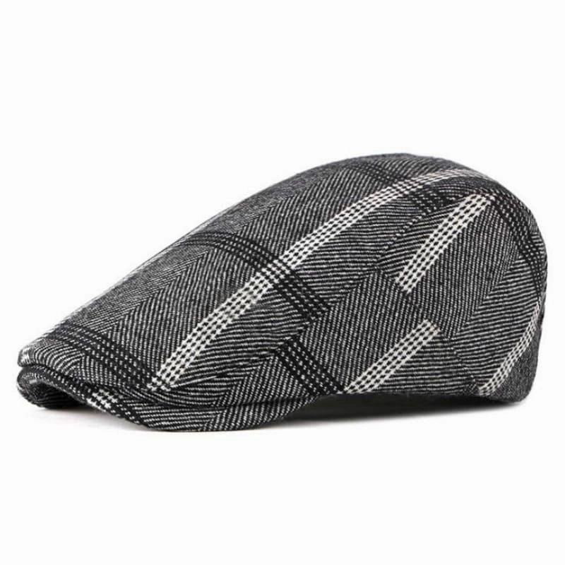 Bloomsbury Tartan Wool Flat Cap