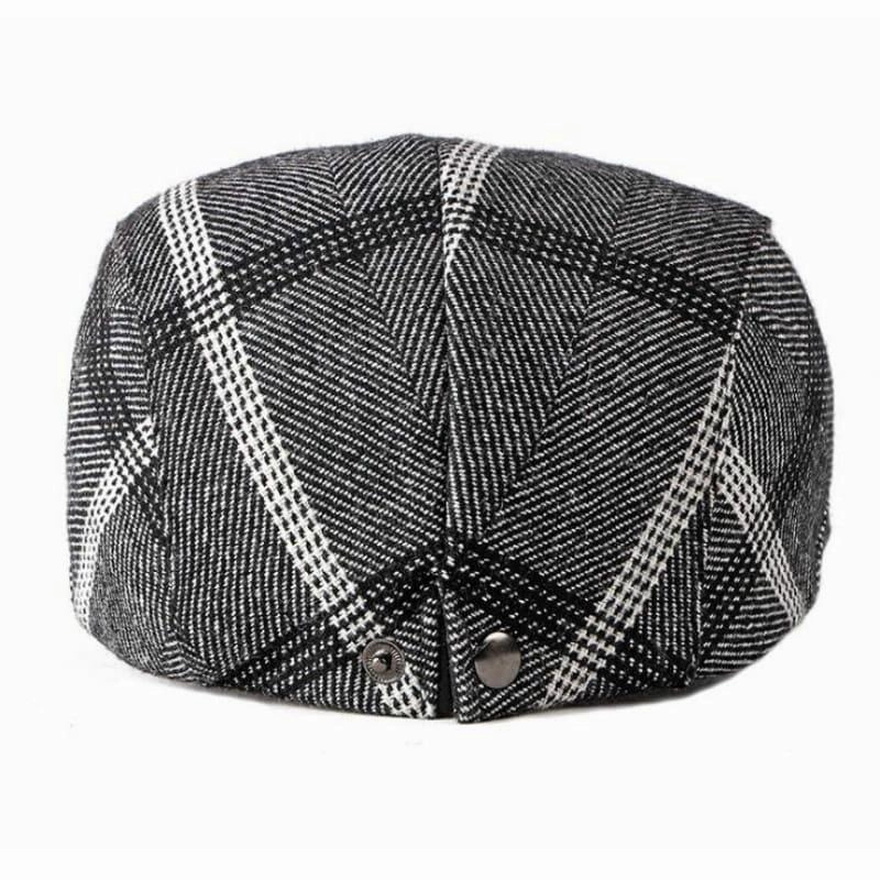 Bloomsbury Tartan Wool Flat Cap