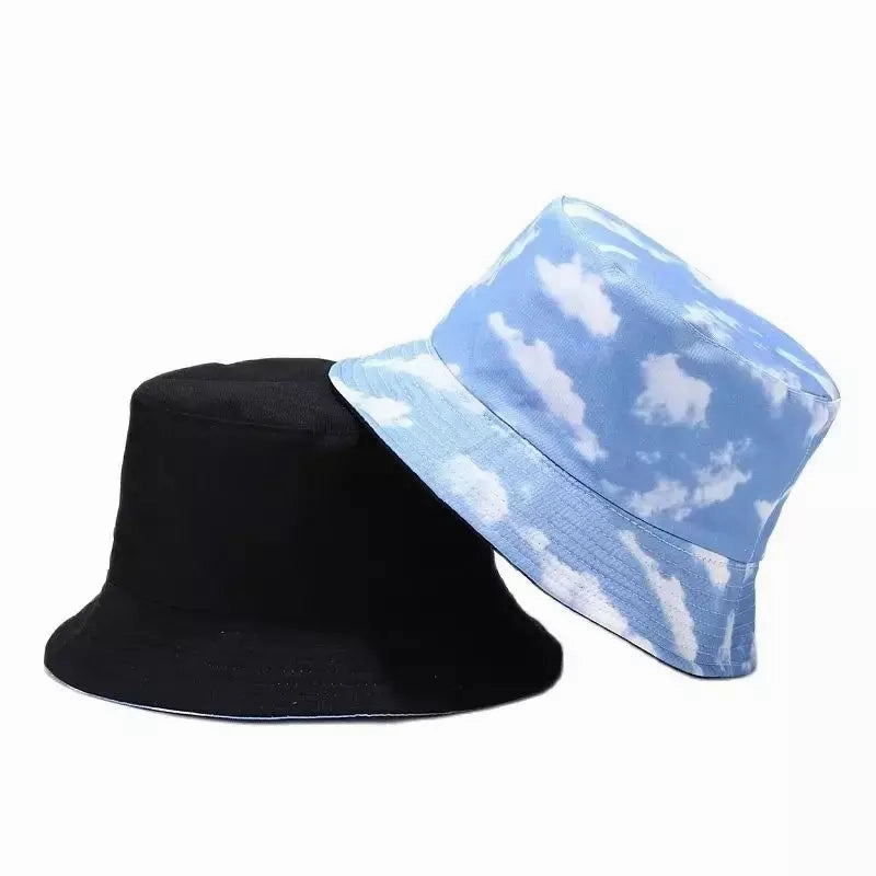 Blue Sky Reversible Bucket Hat
