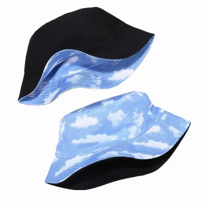 Blue Sky Reversible Bucket Hat
