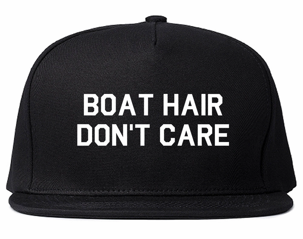 Boat Hair Dont Care Mens Snapback Hat