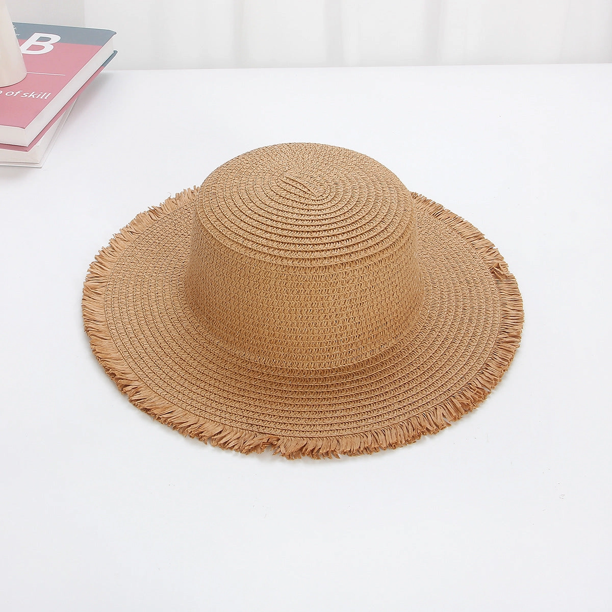 Bohemian Flat Straw Hat