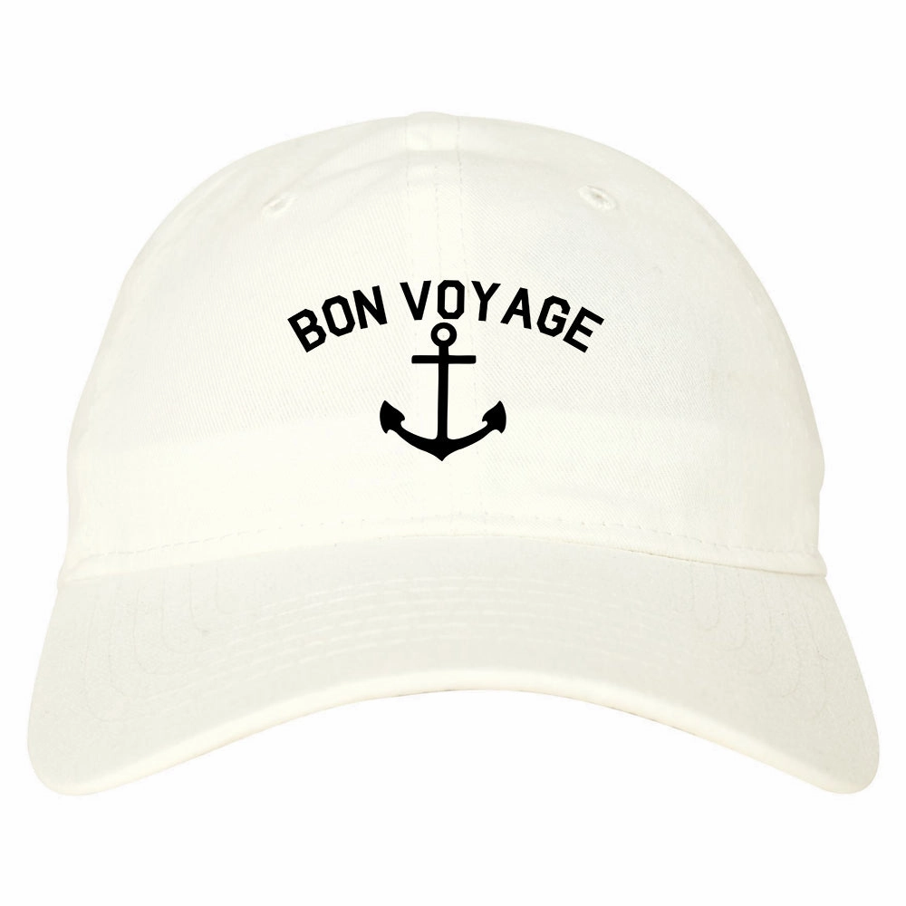 Bon Voyage Anchor Boat Mens Dad Hat Baseball Cap