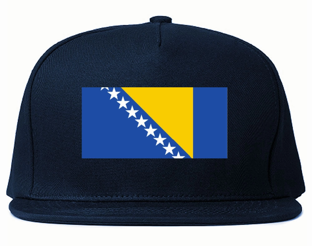 Bosnia Flag Country Printed Snapback Hat Cap