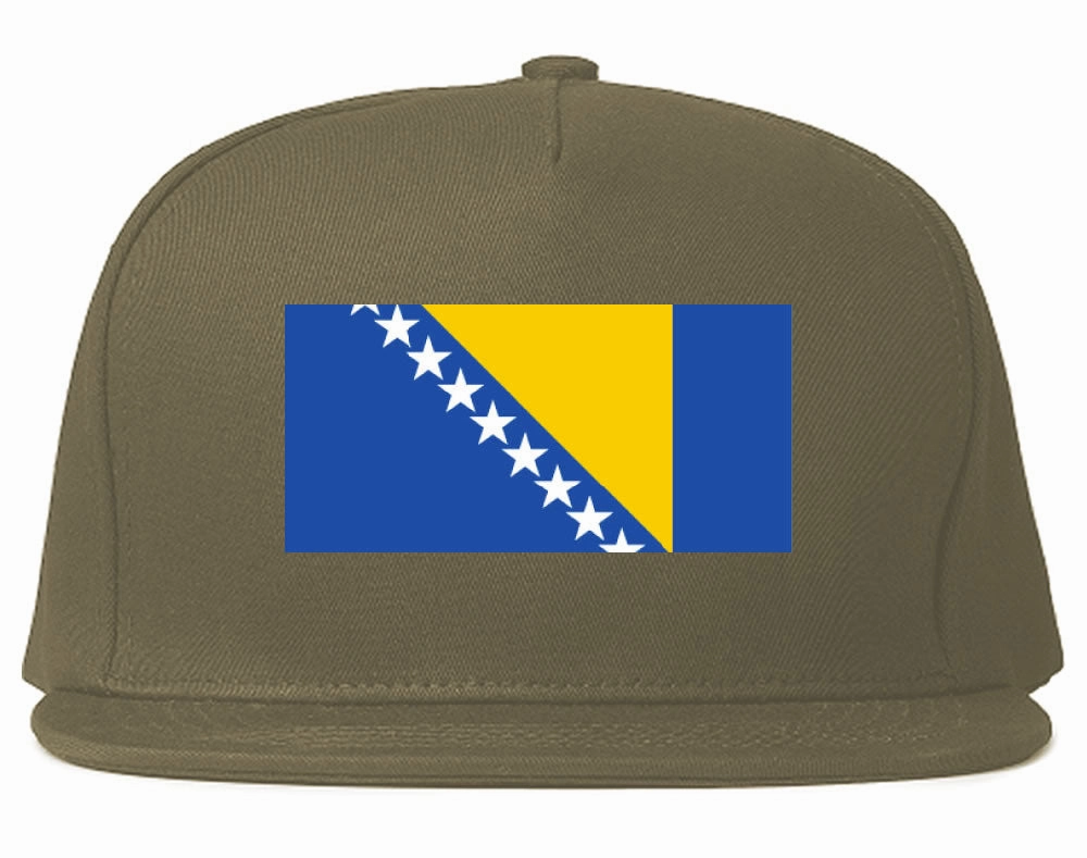 Bosnia Flag Country Printed Snapback Hat Cap