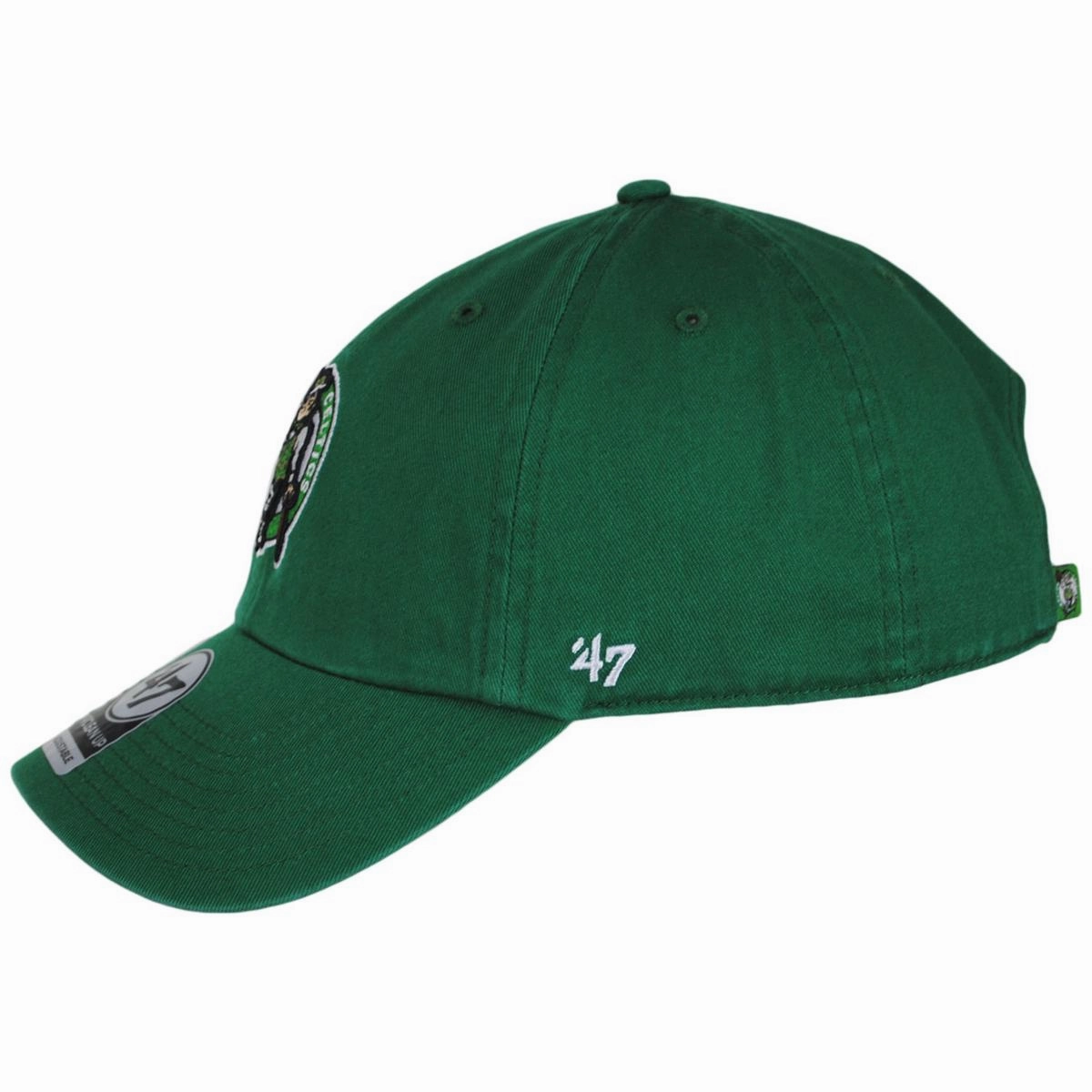 Boston Celtics NBA Clean Up Strapback Baseball Cap Dad Hat