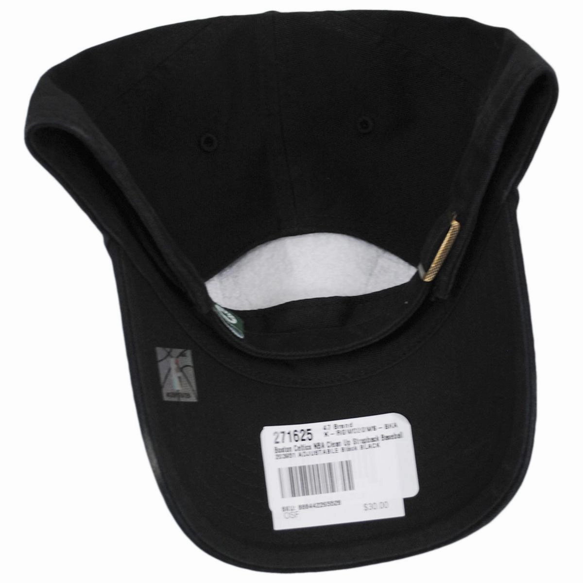 Boston Celtics NBA Clean Up Strapback Baseball Cap Dad Hat