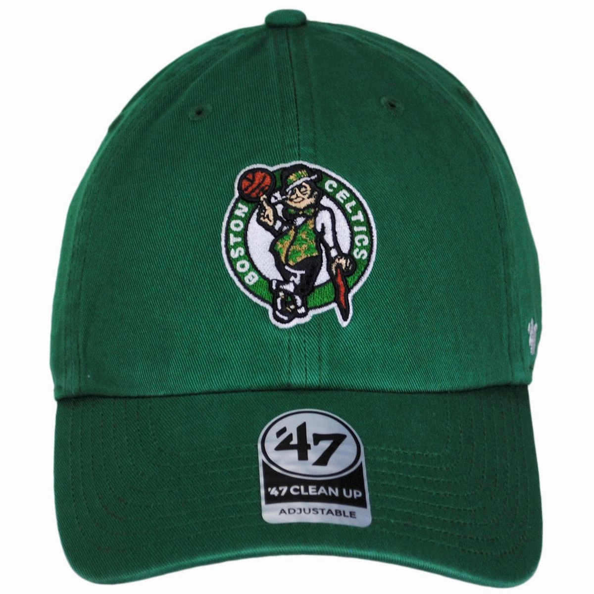 Boston Celtics NBA Clean Up Strapback Baseball Cap Dad Hat