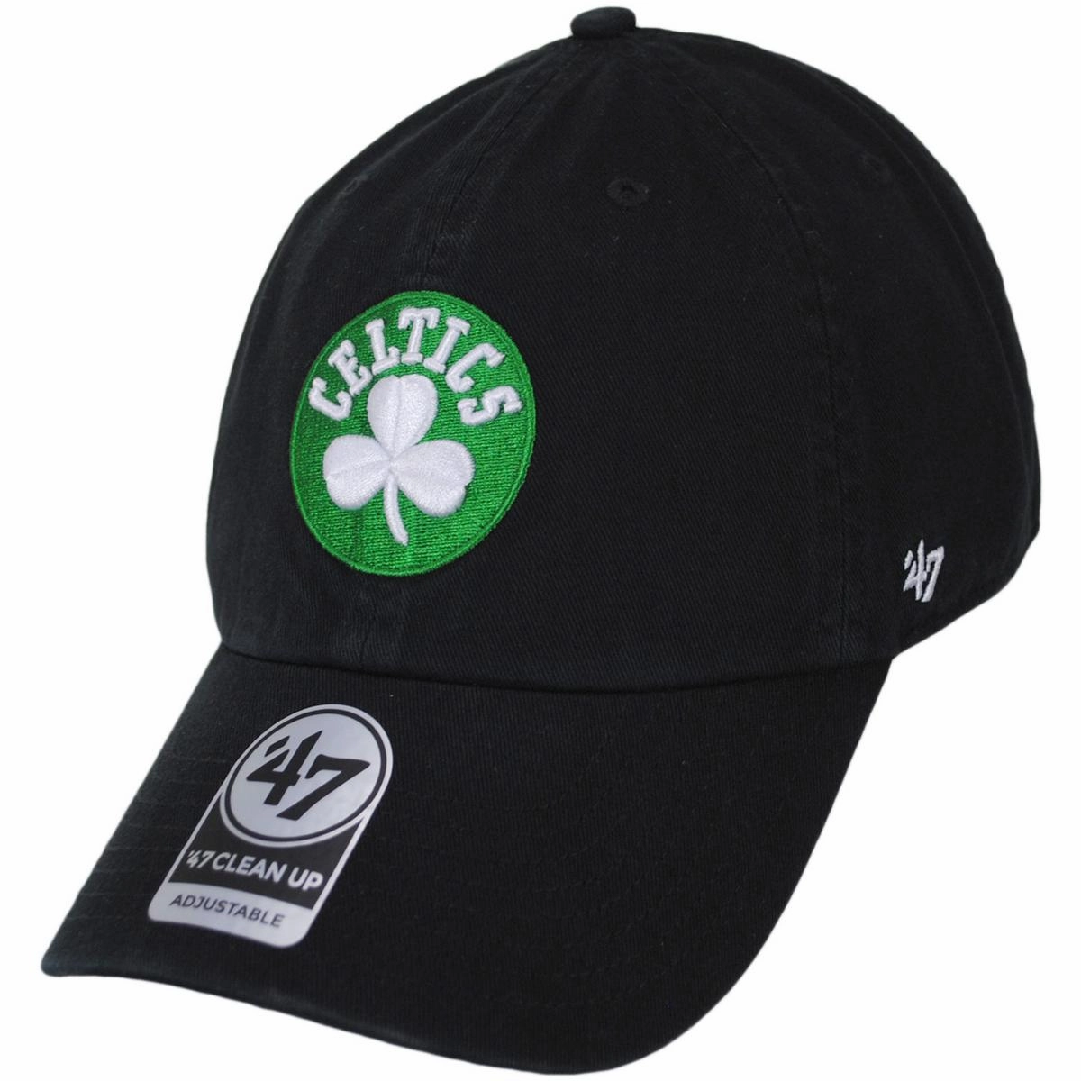 Boston Celtics NBA Clean Up Strapback Baseball Cap Dad Hat