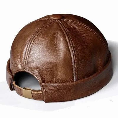 Boston Genuine Leather Docker Cap