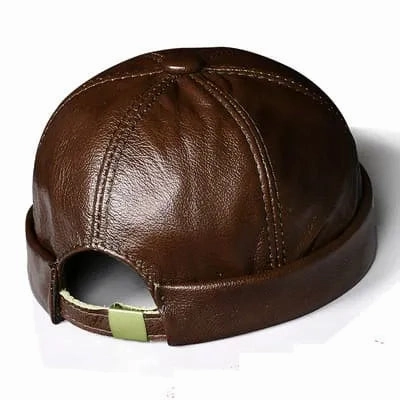 Boston Genuine Leather Docker Cap