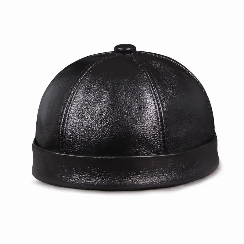 Boston Genuine Leather Docker Cap