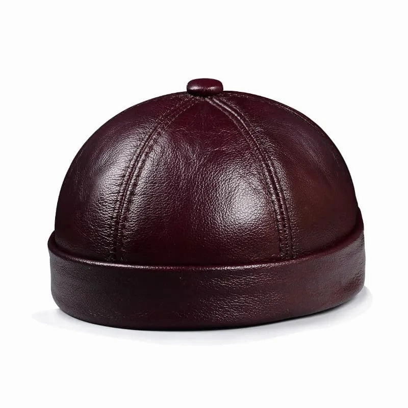Boston Genuine Leather Docker Cap