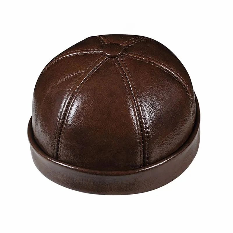 Boston Genuine Leather Docker Cap