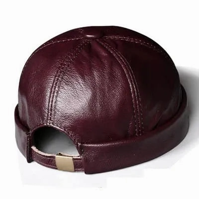 Boston Genuine Leather Docker Cap