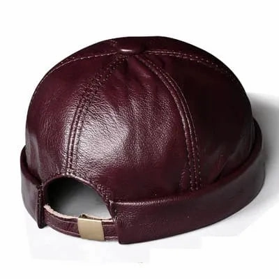 Boston Genuine Leather Docker Cap