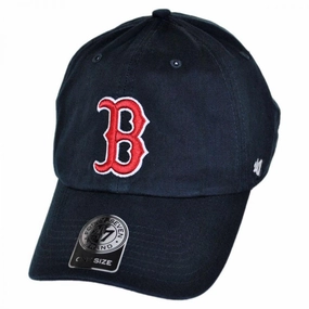 Boston Red Sox MLB Clean Up Strapback Baseball Cap Dad Hat