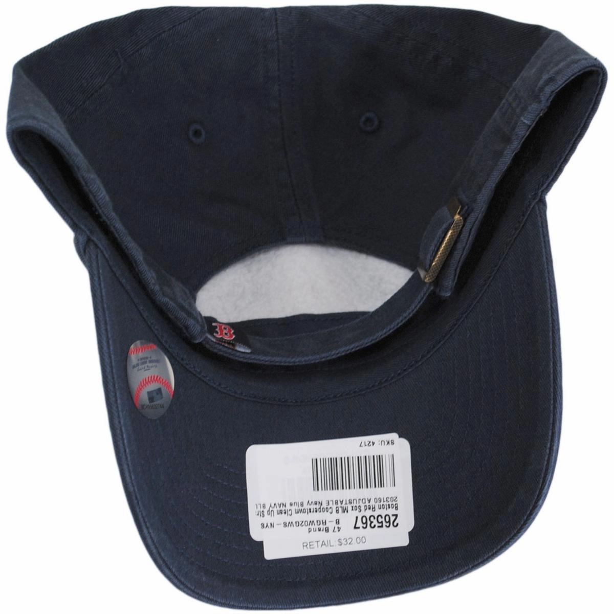 Boston Red Sox MLB Cooperstown Clean Up Strapback Baseball Cap Dad Hat