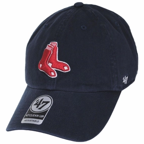 Boston Red Sox MLB Cooperstown Clean Up Strapback Baseball Cap Dad Hat