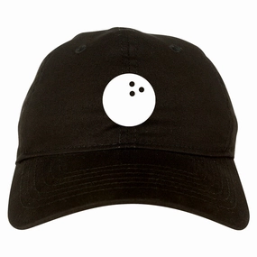 Bowling Ball Chest Mens Dad Hat Baseball Cap