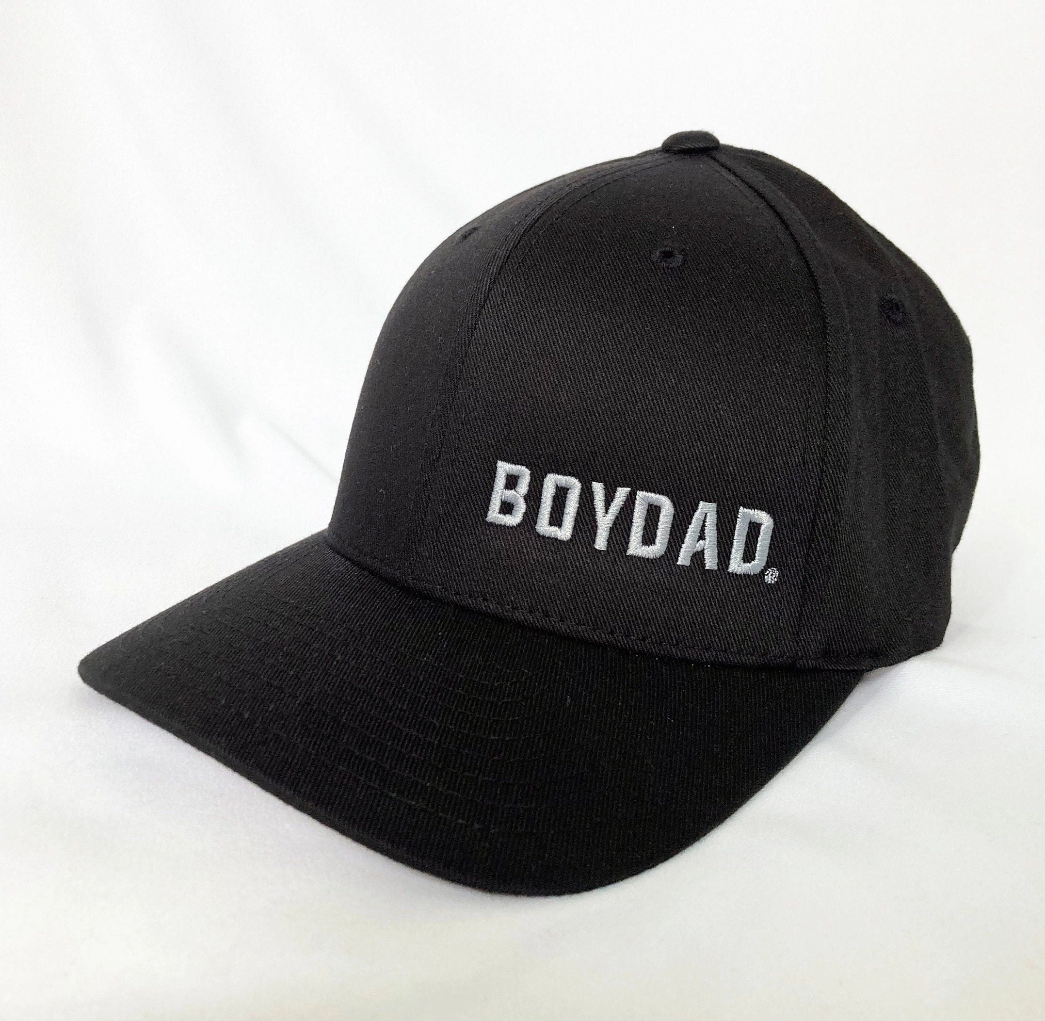 Boydad? Black/Silver Embroidered Flexfit Hat