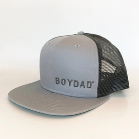 Boydad? Steel Grey Embroidered Trucker Hat