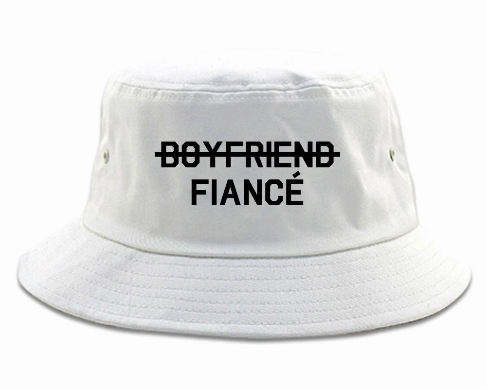 Boyfriend Fiance Engagement Mens Bucket Hat