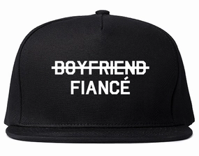 Boyfriend Fiance Engagement Mens Snapback Hat