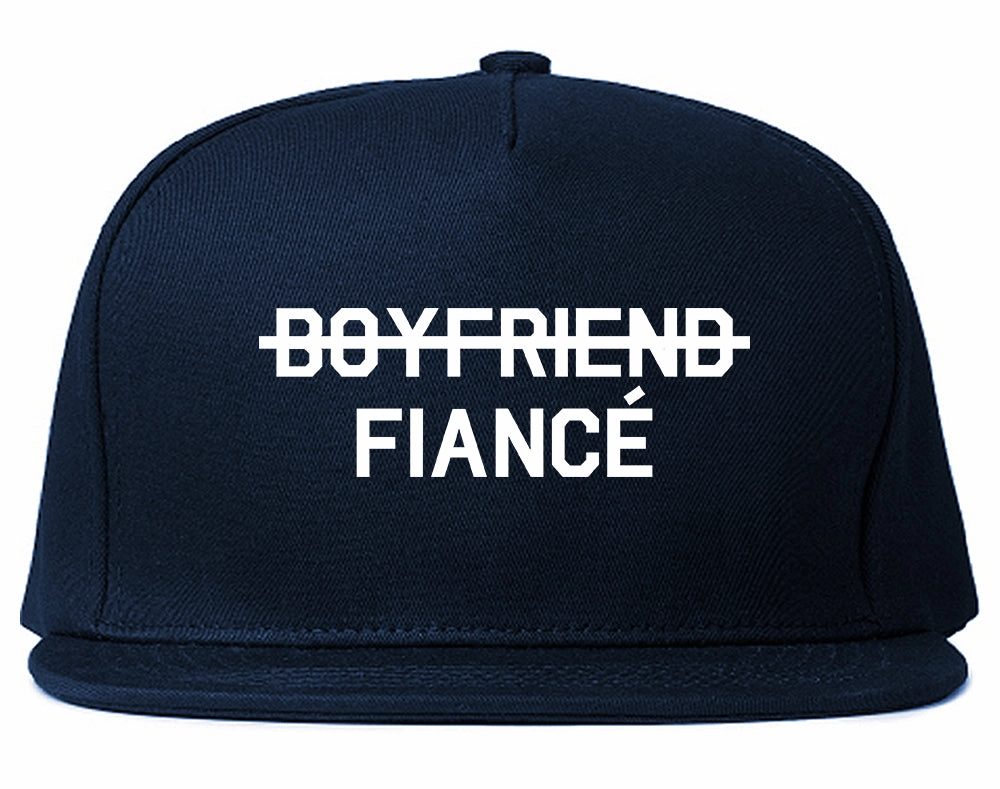 Boyfriend Fiance Engagement Mens Snapback Hat