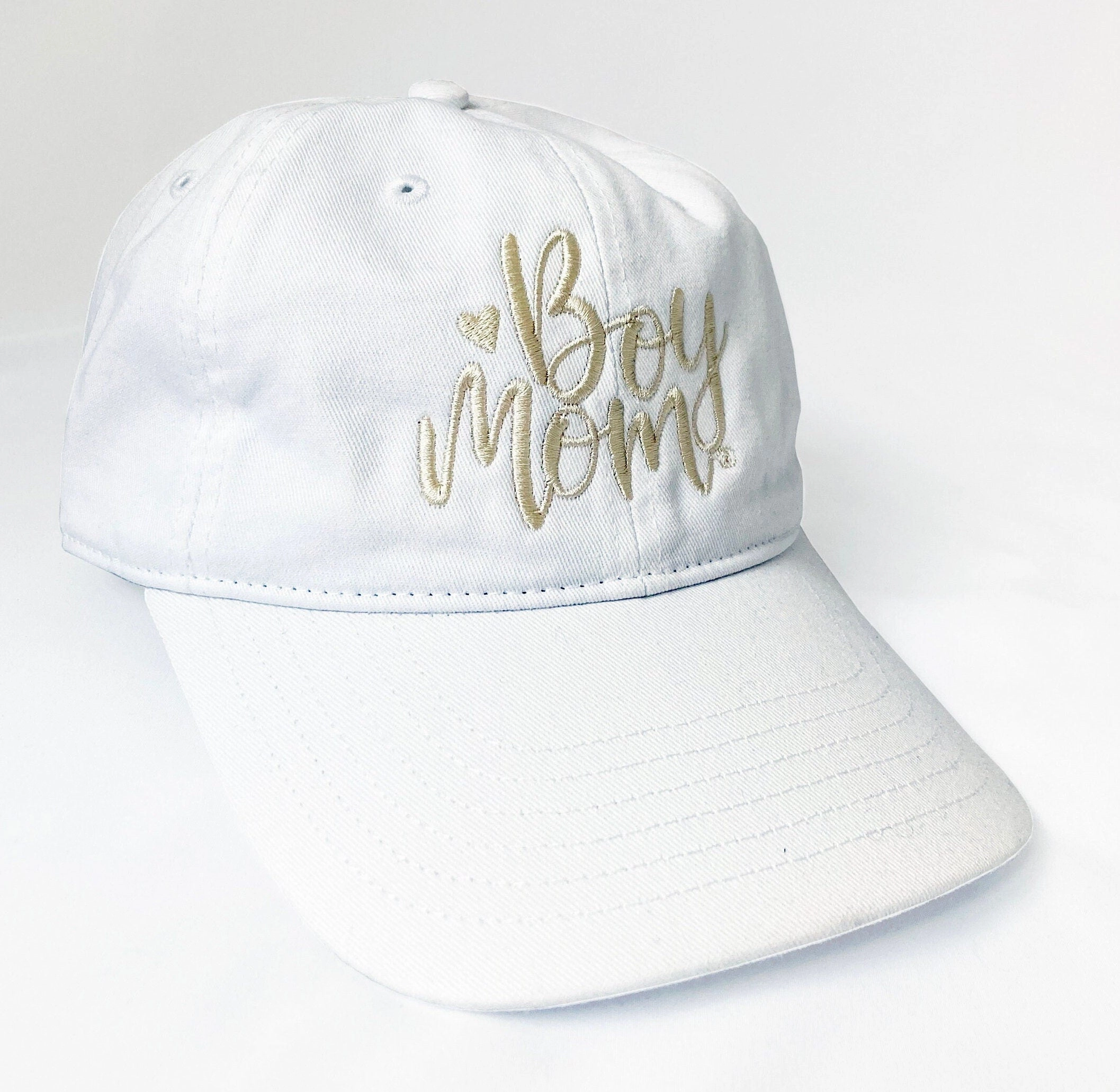 Boymom? Heart Authentic Pigment Dyed Twill Cap