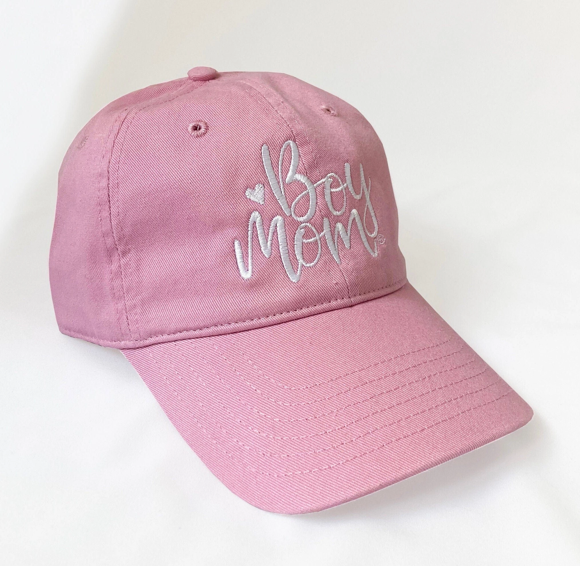 Boymom? Heart Authentic Pigment Dyed Twill Cap