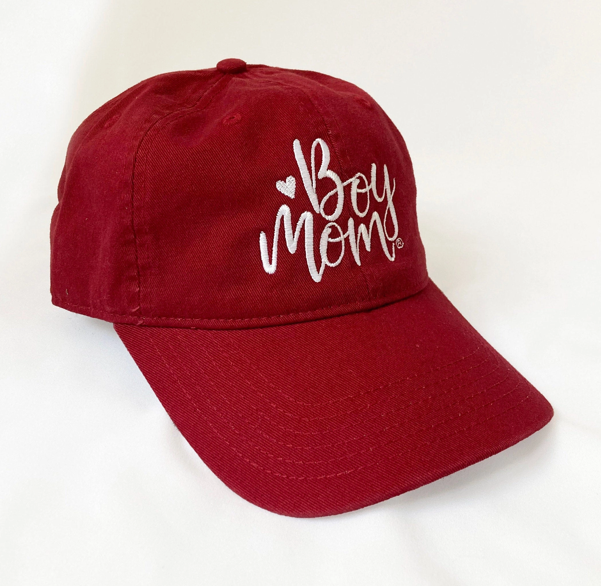 Boymom? Heart Authentic Pigment Dyed Twill Cap