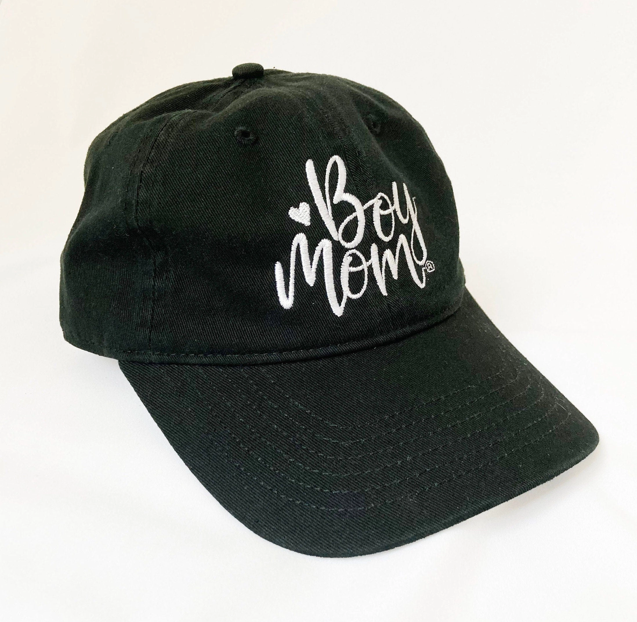 Boymom? Heart Authentic Pigment Dyed Twill Cap