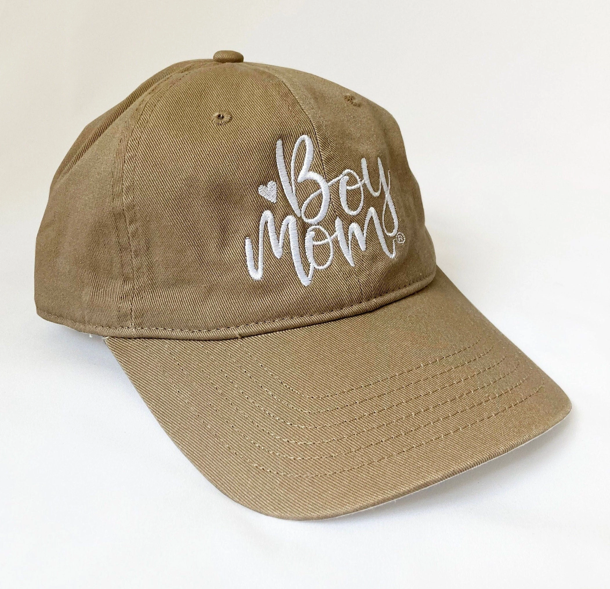 Boymom? Heart Authentic Pigment Dyed Twill Cap