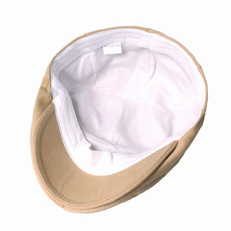Bradford Plain Cotton Flat Cap