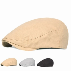 Bradford Plain Cotton Flat Cap