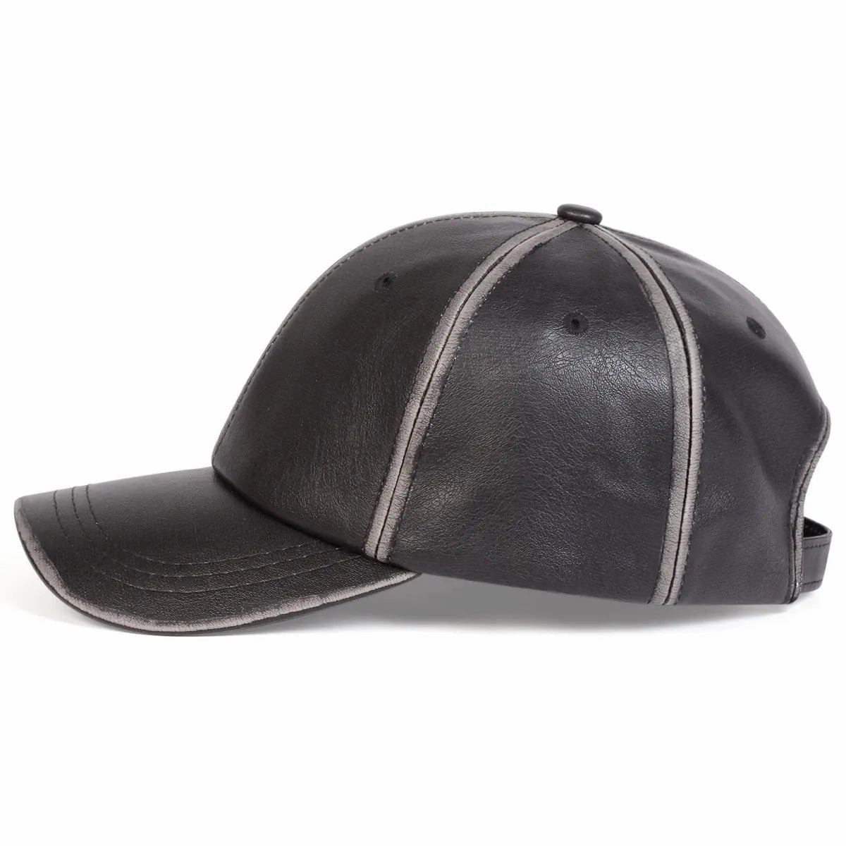 Bradley Retro Leather Baseball Cap
