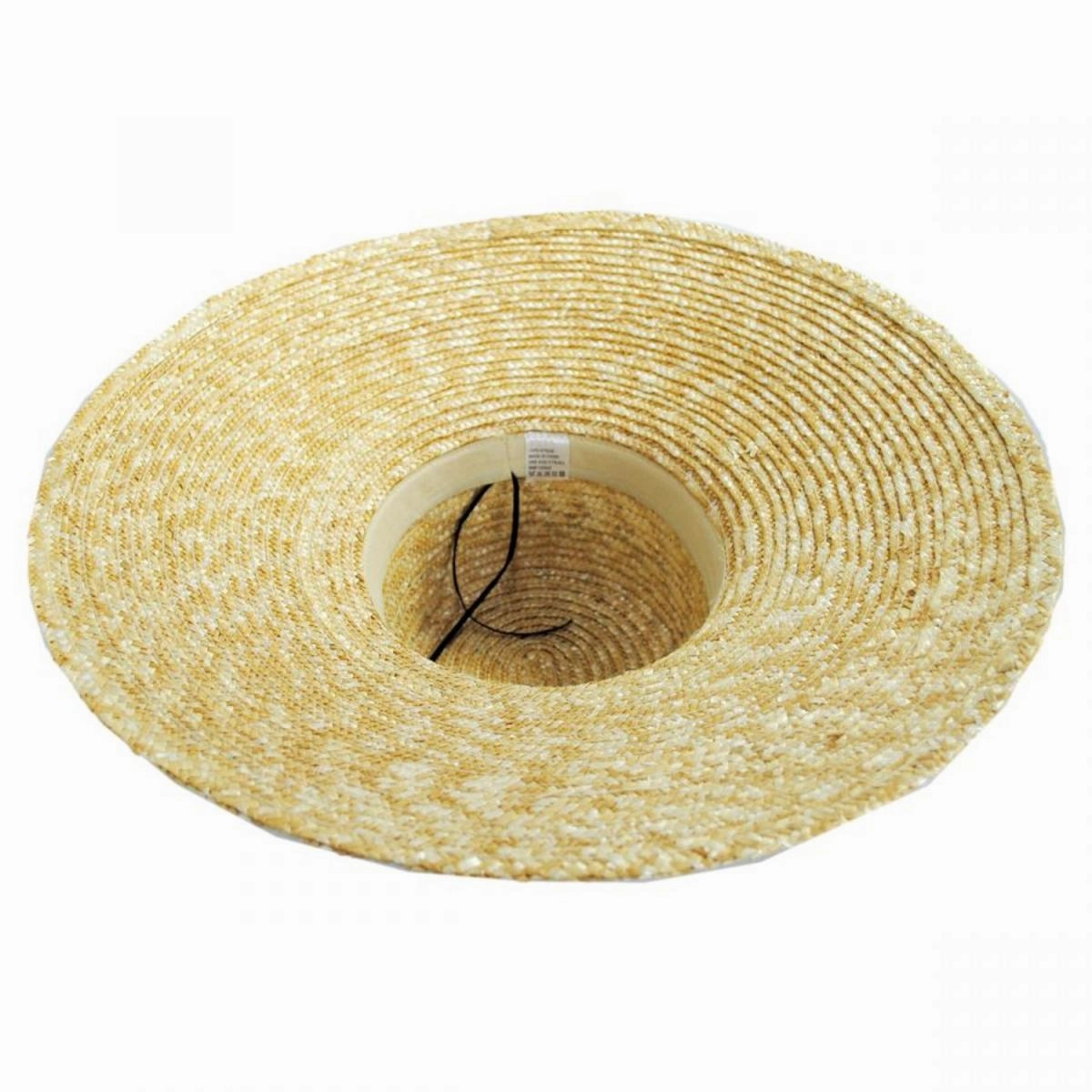 Braided Straw Lampshade Sun Hat