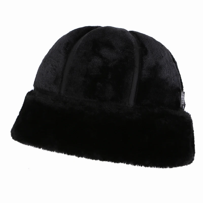 Brest Winter Genuine Leather Docker Cap