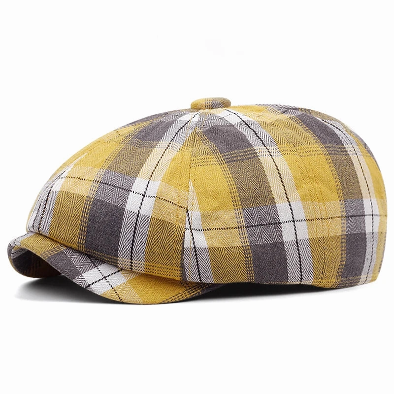 Bret Casquette Gavroche  Carreaux